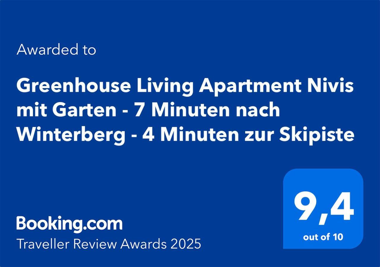 Greenhouse Living Apartment Nivis Mit Garten - 4 Minuten Nach Winterberg - Wandern, Mountainbike Fahren - Natur Geniessen Medebach Extérieur photo